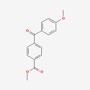 Chemical structure of Methyl 4-(4-methoxybenzoyl)benzoate