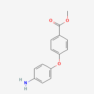 Chemical structure of Methyl 4-(4-aminophenoxy)benzoate