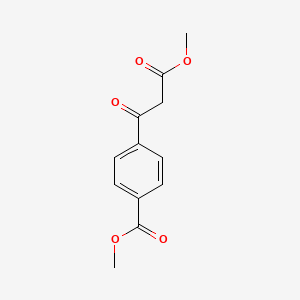 Chemical structure of Methyl 4-(3-methoxy-3-oxopropanoyl)benzoate