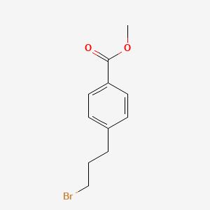 Chemical structure of Methyl 4-(3-bromopropyl)benzoate
