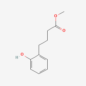 Chemical structure of Methyl 4-(2-hydroxyphenyl)butanoate