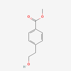 Chemical structure of methyl 4-(2-hydroxyethyl)benzoate
