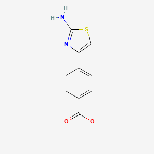 Chemical structure of Methyl 4-(2-Amino-4-thiazolyl)benzoate