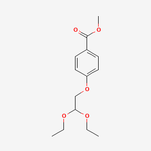 Chemical structure of Methyl 4-(2,2-diethoxyethoxy)benzoate