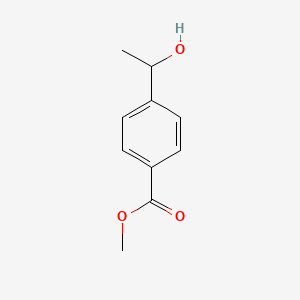Chemical structure of Methyl 4-(1-hydroxyethyl)benzoate