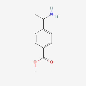 Chemical structure of Methyl 4-(1-aminoethyl)benzoate
