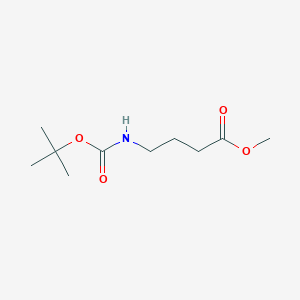 Chemical structure of Methyl 4-((tert-butoxycarbonyl)amino)butanoate