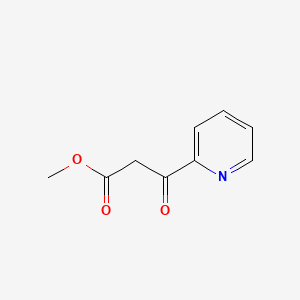 Chemical structure of Methyl 3-oxo-3-(pyridin-2-yl)propanoate