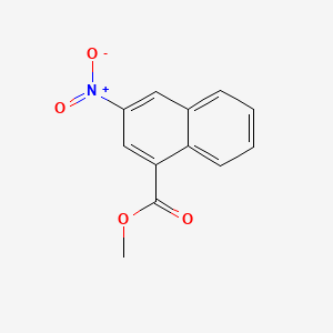 Chemical structure of Methyl 3-nitro-1-naphthoate
