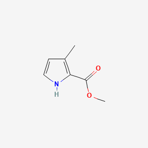Chemical structure of Methyl 3-methyl-1H-pyrrole-2-carboxylate