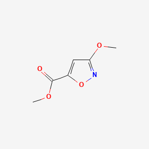 Chemical structure of Methyl 3-Methoxyisoxazole-5-Carboxylate