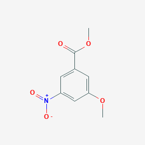 Chemical structure of Methyl 3-methoxy-5-nitrobenzoate