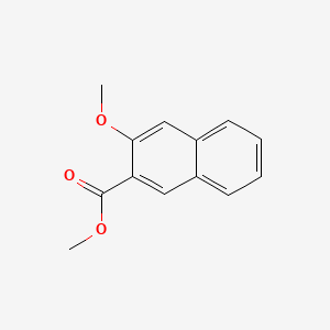 Chemical structure of Methyl 3-Methoxy-2-naphthoate