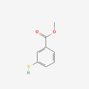 Chemical structure of Methyl 3-mercaptobenzoate