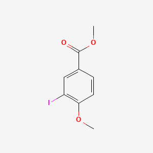 Chemical structure of Methyl 3-Iodo-4-Methoxybenzoate