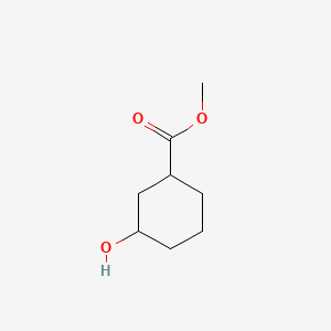 Chemical structure of Methyl 3-Hydroxycyclohexanecarboxylate