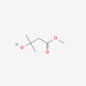 Chemical structure of Methyl 3-hydroxy-3-methylbutanoate