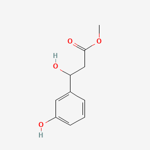 Chemical structure of Methyl beta,3-dihydroxybenzenepropanoate