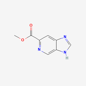 Chemical structure of Methyl 3H-imidazo[4,5-c]pyridine-6-carboxylate
