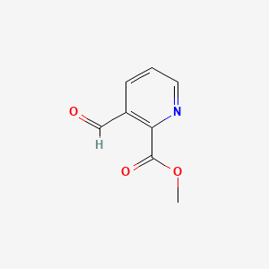 Chemical structure of Methyl 3-formylpicolinate