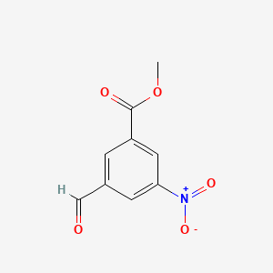 Chemical structure of Methyl 3-Formyl-5-nitrobenzoate