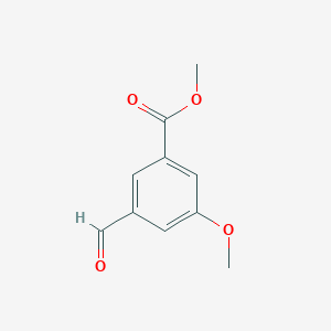 Chemical structure of Methyl 3-Formyl-5-methoxybenzoate