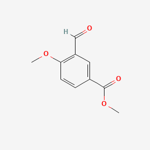 Chemical structure of Methyl 3-formyl-4-methoxybenzoate