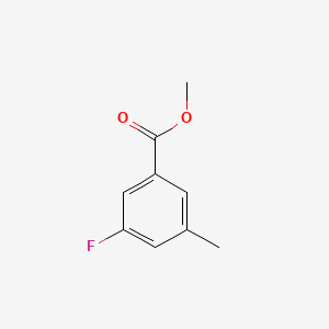 Chemical structure of Methyl 3-fluoro-5-methylbenzoate