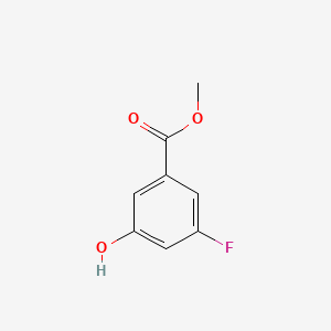 Chemical structure of Methyl 3-Fluoro-5-hydroxybenzoate