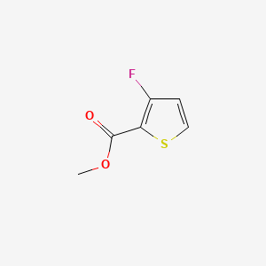 Chemical structure of Methyl 3-Fluoro-2-thiophenecarboxylate