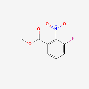 Chemical structure of Methyl 3-fluoro-2-nitrobenzoate