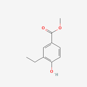 Chemical structure of Methyl 3-ethyl-4-hydroxybenzoate