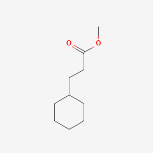Chemical structure of Methyl 3-cyclohexylpropanoate