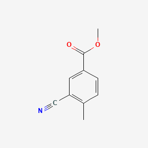 Chemical structure of Methyl 3-cyano-4-methylbenzoate