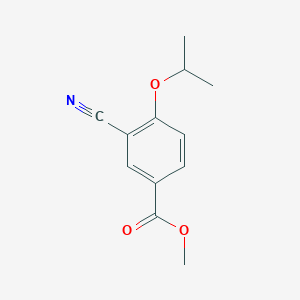 Chemical structure of Methyl 3-Cyano-4-Isopropoxybenzoate