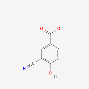 Chemical structure of Methyl 3-cyano-4-hydroxybenzoate