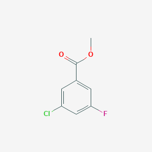 Chemical structure of Methyl 3-chloro-5-fluorobenzoate