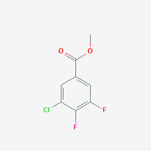 Chemical structure of Methyl 3-chloro-4,5-difluorobenzoate
