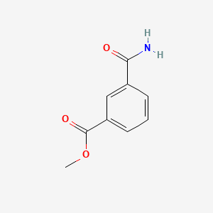 Chemical structure of Methyl 3-carbamoylbenzoate