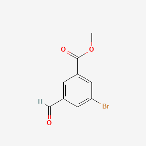 Chemical structure of Methyl 3-Bromo-5-formylbenzoate
