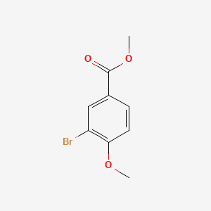 Chemical structure of Methyl 3-Bromo-4-methoxybenzoate