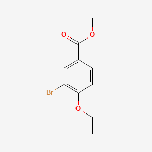 Chemical structure of Methyl 3-bromo-4-ethoxybenzoate