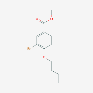 Chemical structure of Methyl 3-bromo-4-butoxybenzoate