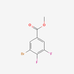 Chemical structure of Methyl 3-bromo-4,5-difluorobenzoate