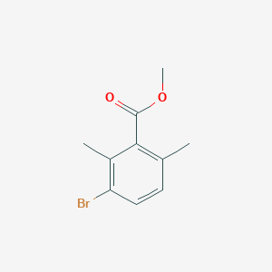 Chemical structure of Methyl 3-bromo-2,6-dimethylbenzoate