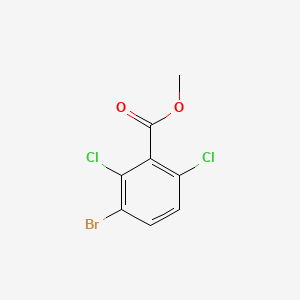 Chemical structure of Methyl 3-bromo-2,6-dichlorobenzoate