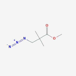 Chemical structure of Methyl 3-azido-2,2-dimethylpropanoate