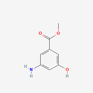 Chemical structure of Methyl 3-Amino-5-hydroxybenzoate