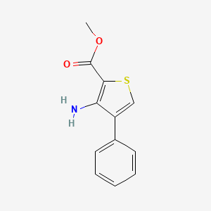 Chemical structure of Methyl 3-amino-4-phenylthiophene-2-carboxylate