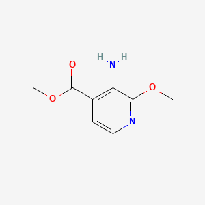 Chemical structure of Methyl 3-amino-2-methoxyisonicotinate